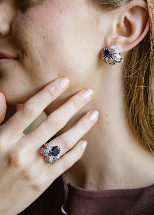 pendientes-vintage-oro-blanco-18k-diamantes-zafiros (5) aq15 pendientes zafiros