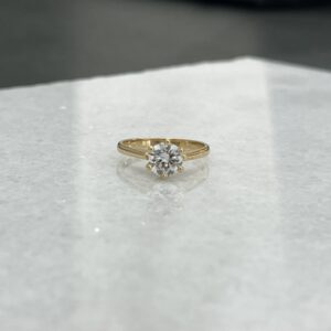 solitario diamante 0,90 ct