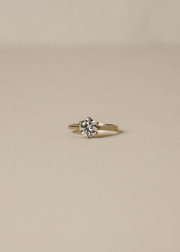 solitario diamante 0,90 ct