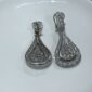 pendientes lágrima diamantes