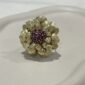anillo vintage flor