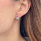 pendientes dormilonas diamantes