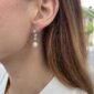 pendientes largos perlas