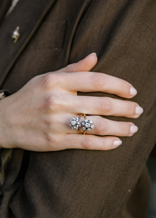 sortija roseta doble