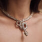 gargantilla serpiente diamantes