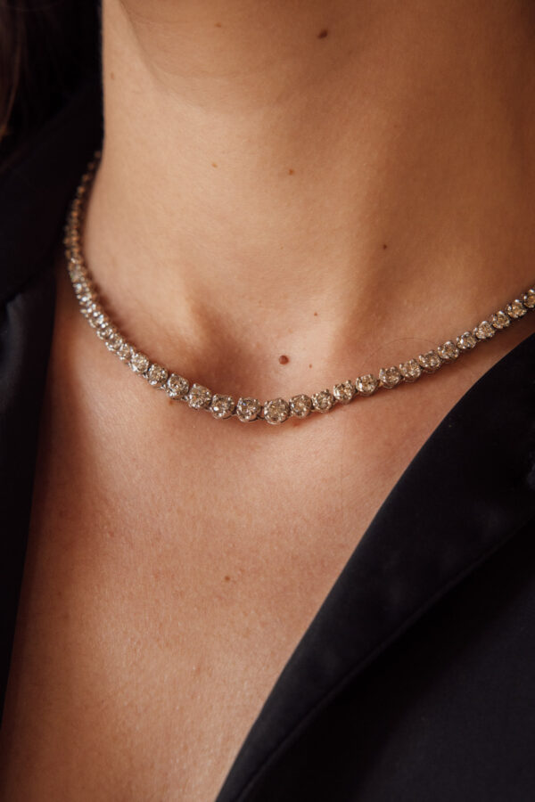 collar ''riviere'' diamantes