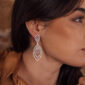 pendientes largos diamantes